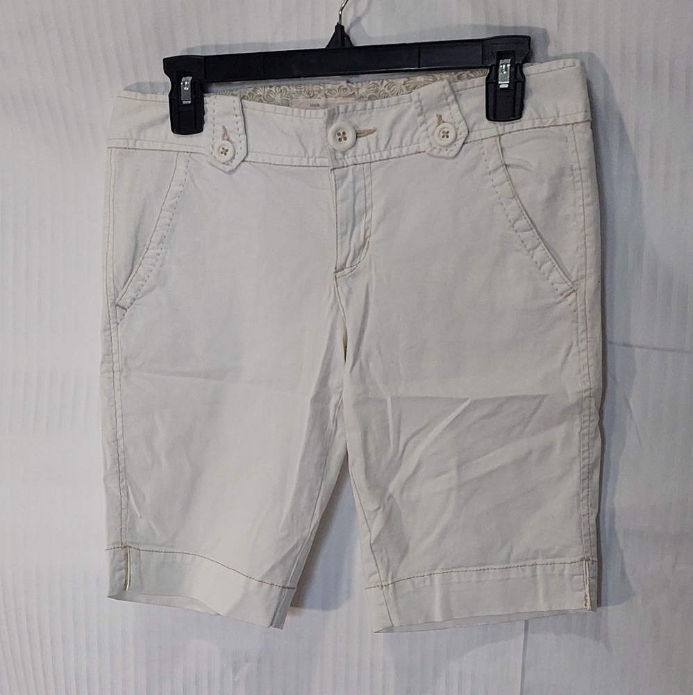3/$5 White Cargo Shorts